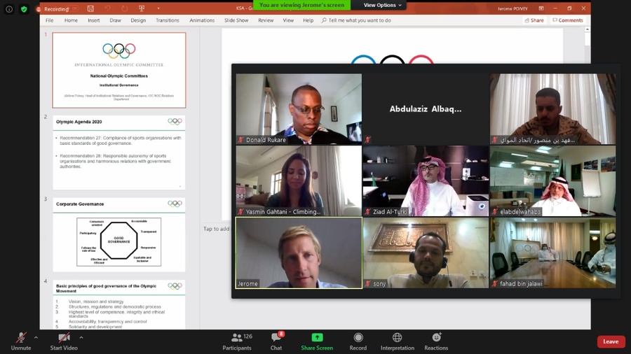 Mr Jerome Poivey and Dr Donald Rukare addressing  participants.