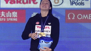Hong Kong’s Haughey swims to first world championship gold in women’s 200 free