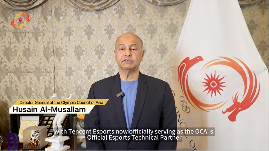 OCA Director General Husain Al Musallam praises Tencent for its commitment to develop esports in Asia