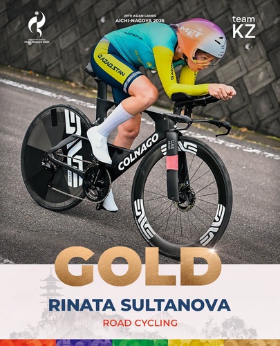 Sultanova wins Kazakhstan’s first gold medal in cycling