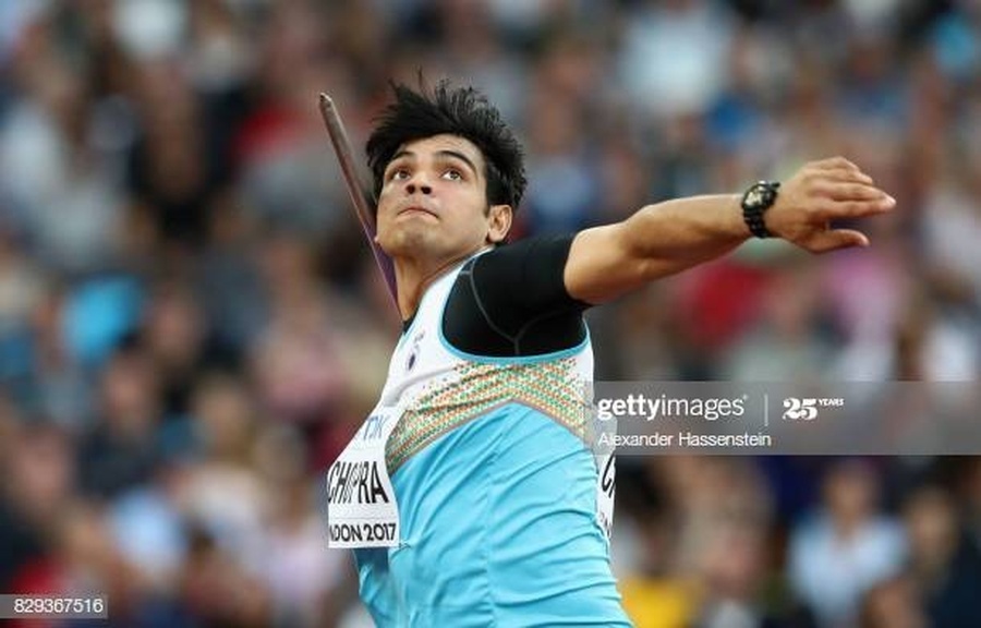 Indian javelin thrower Neeraj Chopra. © Getty Images