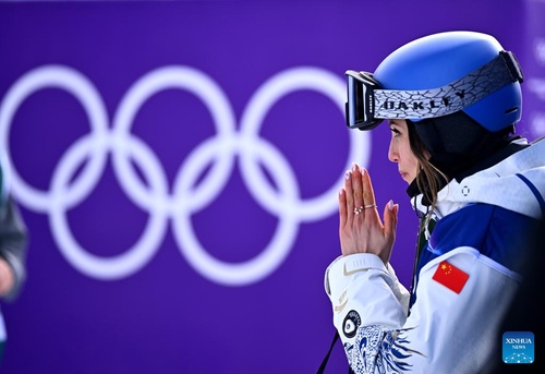China’s Gu wins slopestyle silver in women’s freestyle skiing