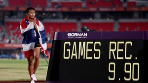 Lightning strikes in Nagoya: Puripol smashes record twice in Asian Games drama