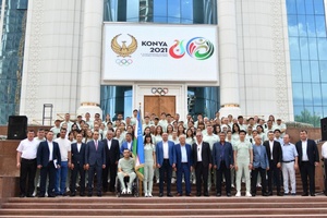 Uzbek athletes given official send-off for 5th Islamic Solidarity Games