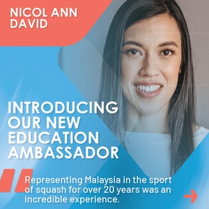 Malaysian squash legend Nicol David becomes ITA education ambassador