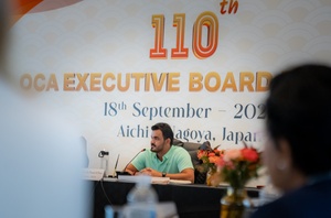 H.E. Sheikh Joaan bin Hamad Al Thani Chairs 110th OCA Executive Board Meeting in Nagoya