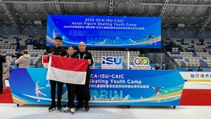 Indonesian skaters super excited to be in Harbin