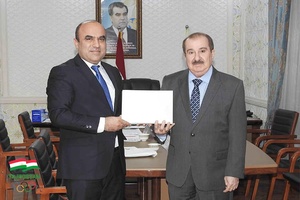 Tajikistan NOC congratulates QOC President Sheikh Joaan on re-election