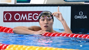 Korea’s Kim Woo-min speeds to first swimming gold of Doha 2024