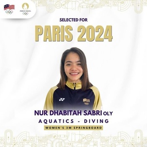 Malaysian diver Dhabitah to complete Olympic hat trick in Paris