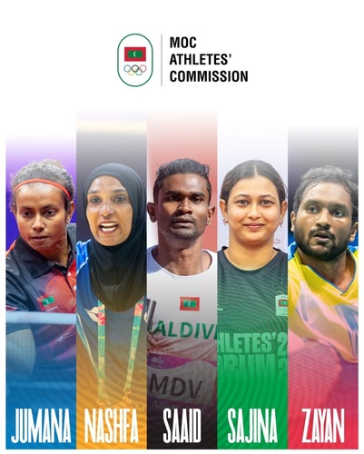 Maldives NOC congratulates newly appointed members of Athletes’ Commission