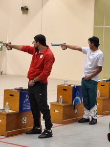 Saudi shooter Atallah Al-Anazi wins gold after his Emirati opponent fluffs the final shot