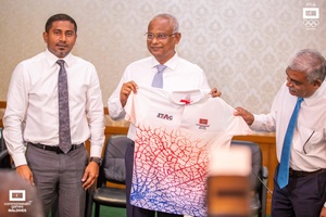 President Solih introduces Maldives’ official uniform for two multi-sport games