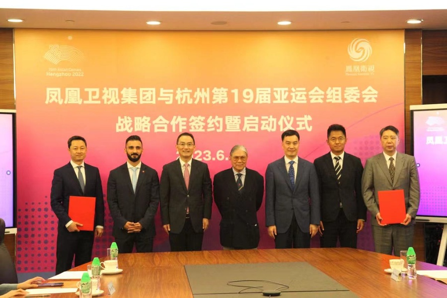 HAGOC, Phoenix TV sign Asian Games cooperation agreement in Hong Kong