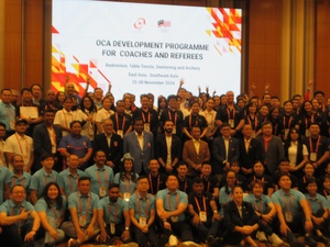 OCA Vice President closes development programme in Malaysia