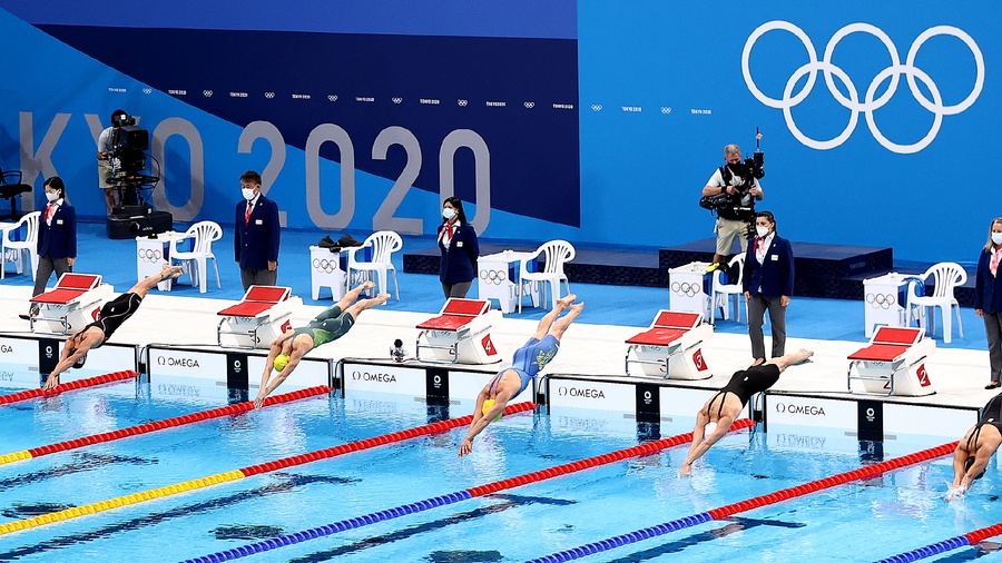 The Tokyo Aquatics Centre will host the 20th Asian Games swimming and diving competitions. (Photo: CGTN)