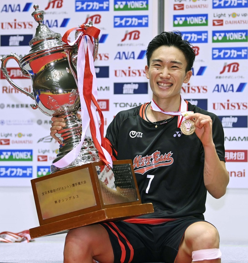 Japan’s Kento Momota has been nominated for the Laureus Sports Awards Comeback of the Year. © Laureus