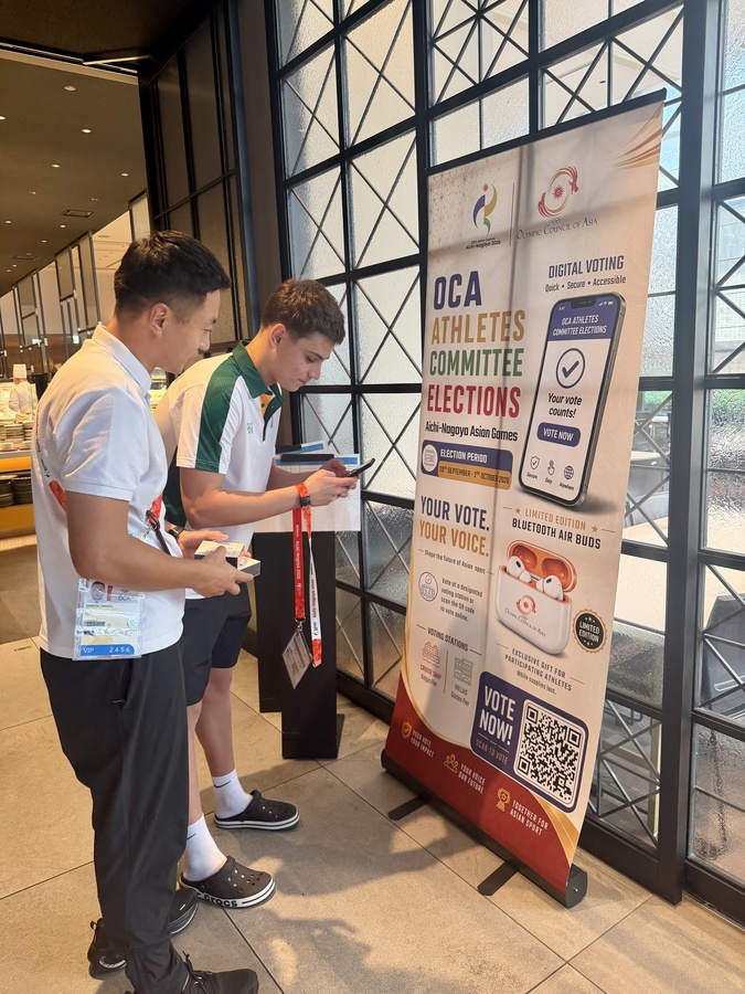 OCA takes Athletes Committee elections to aquatics hotel in Tokyo