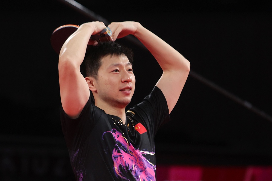 Ma Long becomes the first player to win the men's singles gold twice at the Olympic Games. © ITTF/Rémy Gros