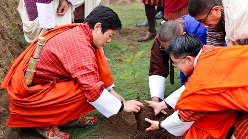 Bhutan NOC President launches 'One Tree Initiative'