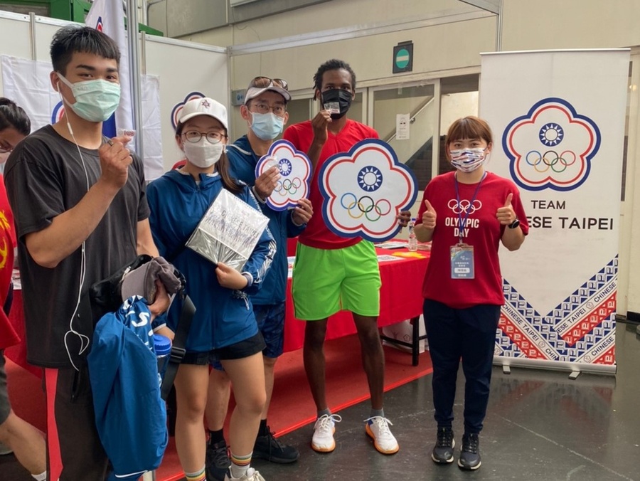 Foreign athletes studying in Taiwan