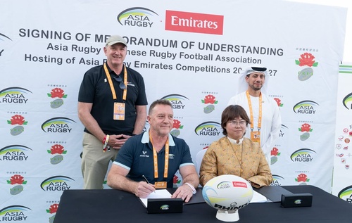Asia Rugby signs MoU to host major competitions in China in 2026 and 2027