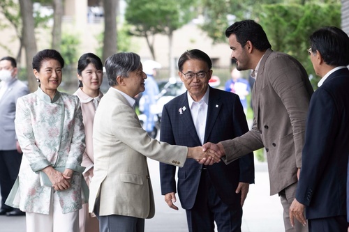 OCA President Welcomes Emperor and Empress of Japan at Equestrian Jumping Competition