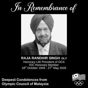 Malaysia NOC praises ‘exceptional leadership’ of Raja Randhir Singh