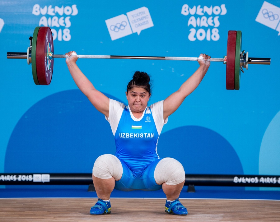 Dolera Davronova (Uzbekistan) has been upgraded from YOG bronze to silver. © OIS/IOC