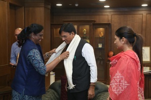 IOA President PT Usha welcomes Indian Sports Minister