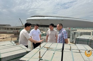 Uzbekistan NOC and Sports Ministry visit Olympic town for AYG Tashkent 2025