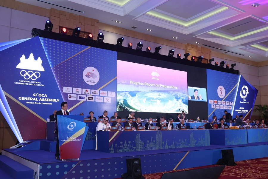 Hangzhou Vice Mayor provides 19th Asian Games update to OCA General Assembly