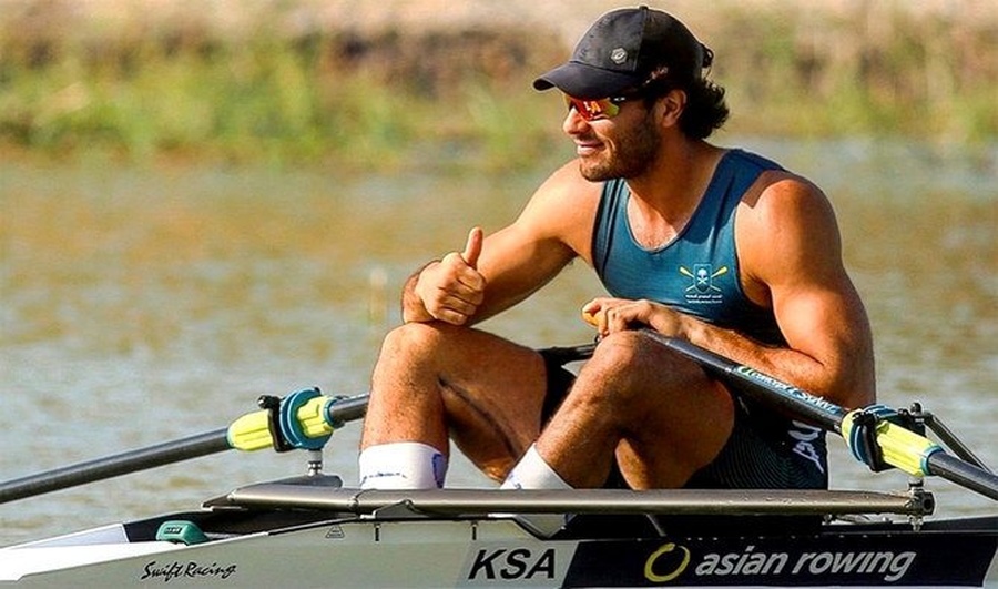 Husein Alireza –pride of Saudi Rowing. © Arab News