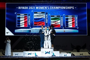 Iran, Korea win gold at first World Taekwondo Women’s Open in Saudi Arabia