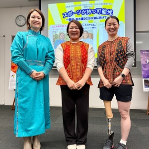 Olympic judo champion Tanimoto promotes 20th Asian Games