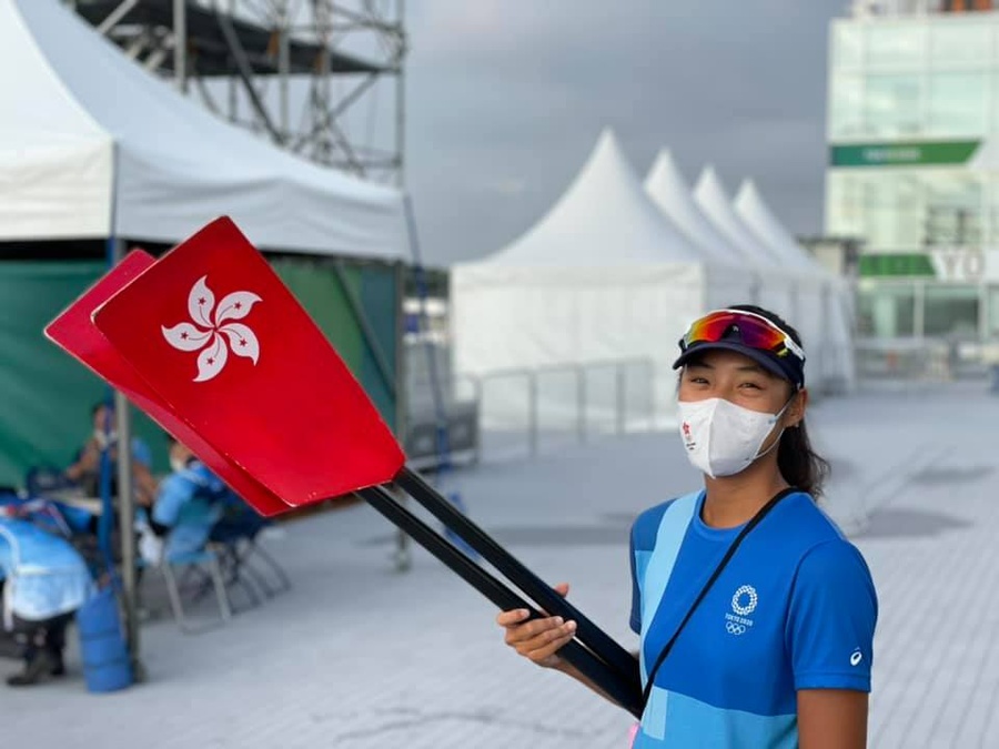 Winnie Hung finished 23rd in women's single sculls at Tokyo 2020. © Chris Perry Facebook