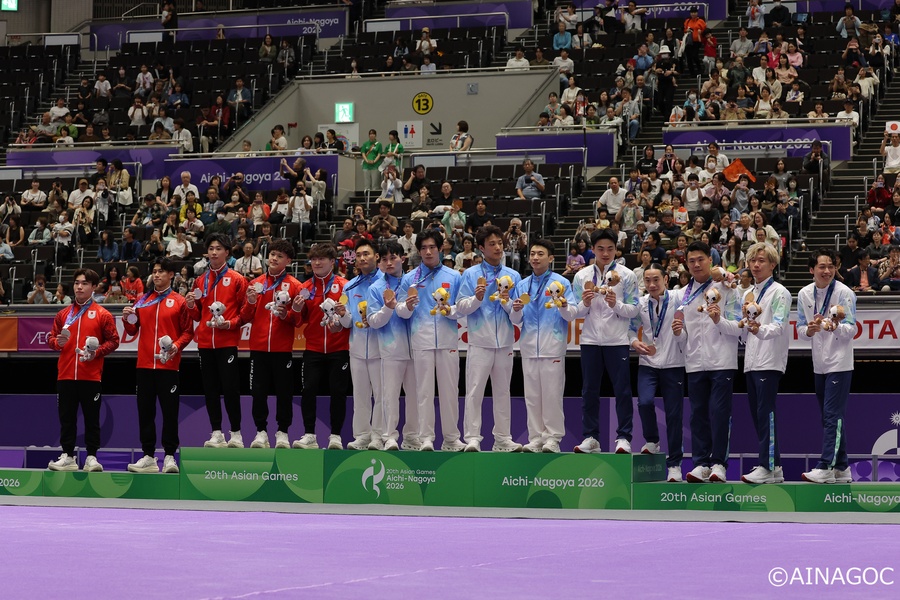 China holds off Japan for men’s artistic gymnastics team gold