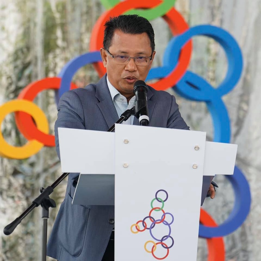 The President of the Olympic Council of Malaysia, Dato' Sri Mohamad Norza Zakaria. © Facebook
