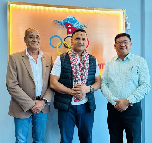 Nepal NOC President holds send-off ceremony for Olympian Deepak Bista