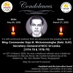 Former Sri Lanka NOC Sec-Gen passes away
