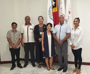 Timor-Leste NOC discusses Olympic training camp with Japanese Embassy