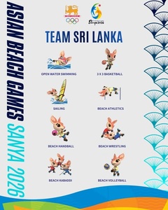 Sri Lanka set to compete in eight sports at Sanya ABG