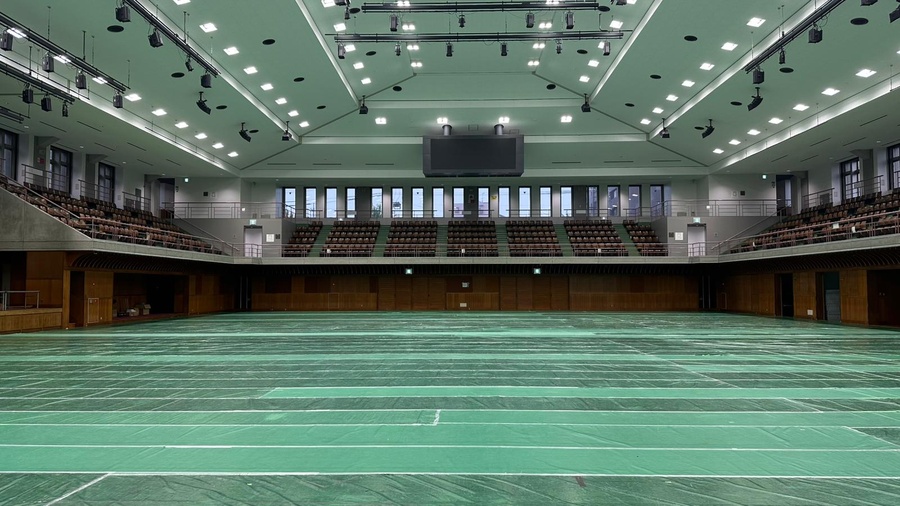 The main dojo at Aichi Budokan.