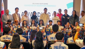Philippines rewards medal-winners from Asian Youth Games Bahrain 2025