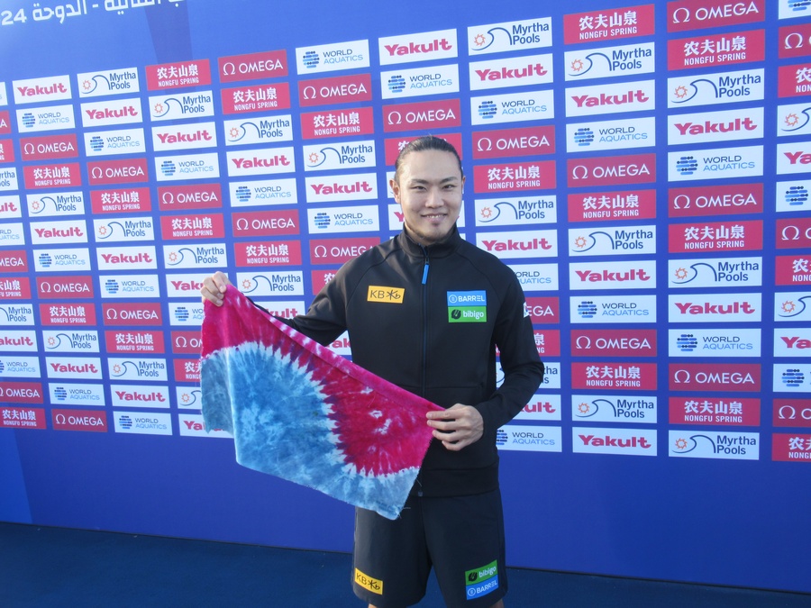 Choi Byung-hwa of Korea at the men’s 27m high diving competition on Tuesday. (Photo: OCA)