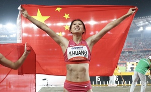 China’s Huang snatches Asian Games long jump gold in dramatic final round
