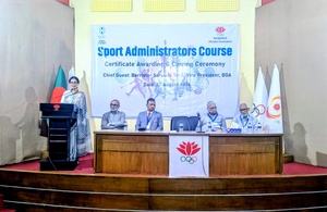 Bangladesh NOC holds OS Sports Administrators Course
