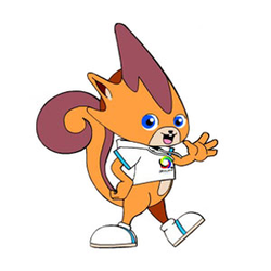<p>Meet "Pak Pak" the athletic and adorable squirrel mascot of the Macau 2005 East Asian Games. "Pak Pak" comes from Macau's famous Guia Hill where there are lots of Fir trees, also the site of the oldest lighthouse on the China coast - the Guia Lighthouse.</p>