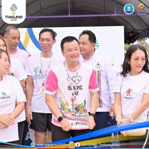 Thai Sports Minister joins Olympic Day event at Suphan Buri