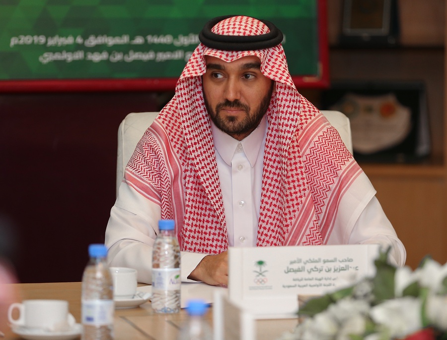 HRH Prince Abdulaziz bin Turki AlFaisal, President of SAOC.